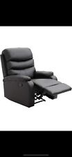 Reclining chair black for sale  SHEFFIELD