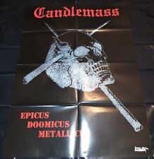 Candlemass epicus / Opeth logotipo embreagem terra raro grande dupla face pôster metal comprar usado  Enviando para Brazil