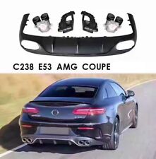 Usado, Difusor traseiro estilo E53 e pontas de escape para Mercedes E Coupe C238 AMG Bumper17-19 comprar usado  Enviando para Brazil