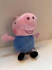 Peppa Pig 8"" GEORGE Pig juguete de peluche azul fábrica Nick Jr. segunda mano  Embacar hacia Argentina