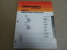 1977 Johnson Outboards Service Shop Repair Manual 9.9 15 HP 10R77 15R77 NEW  for sale  Shipping to South Africa