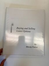 Wendy Patton - Buying and Selling Lease Options - Home Study Real Estate Course, used for sale  Shipping to South Africa