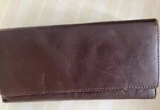 Brown leather wallet for sale  PORTHCAWL