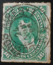 Argentina - Argentine - 1878 Definitive 16 ¢ General Manuel Belgrano used (54) - segunda mano  Embacar hacia Argentina