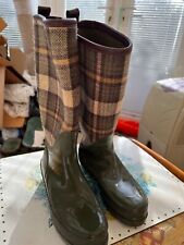 Green plaid material for sale  CHIPPENHAM