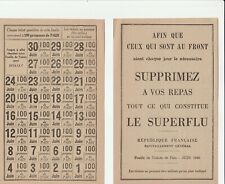 Militaria feuille tickets d'occasion  Reims