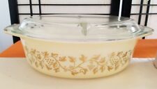 JAJ England (Pyrex) Grapes/Leaves Deep Space Saver 2 qt Server Bowl, used for sale  Shipping to South Africa