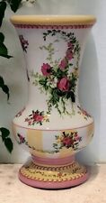 Vaso floral de cerâmica Laura Ashley estilo country francês vintage (0624) FTD, usado comprar usado  Enviando para Brazil
