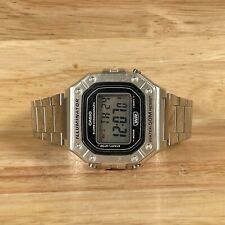 Usado, Reloj de pulsera digital Casio W-218H para hombre plateado acero inoxidable esfera gris segunda mano  Embacar hacia Mexico