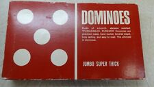 Vintage Marblelike Dominoes Red Texas Tech University Jumbo Super Thick Rare!!, used for sale  Shipping to South Africa