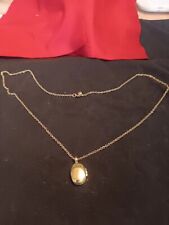 women necklace With Picture Locket G old Finish W/ Diamond Inserts.   #8 for sale  Shipping to South Africa