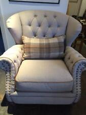 Upholstered fabric armchair for sale  AYLESBURY