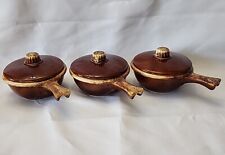 lids 4 soup pottery bowls for sale  Endicott
