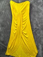 Usado, Vestido Chic ME Feminino Grande Maxi Longo Amarelo Fora do Ombro Leve comprar usado  Enviando para Brazil