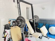 SMITH MACHINE WITH 264 Lbs. of WEIGHTS AND BENCH for sale  Rye