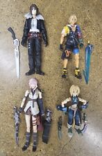 Lote de figuras Final Fantasy Play Arts Lightning XIII Squall VIII Zidane IX Tidus X segunda mano  Embacar hacia Argentina