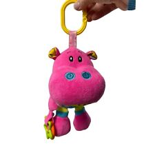 Juguete Nuby Tag-A-Long Colgante Peluche Rosa Hipopótamo Sonajero Actividad Infantil Niño Pequeño, usado segunda mano  Embacar hacia Argentina