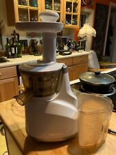 Vintage Hurom White HU-100 Masticating Slow Juicer & assessories as shown NICE! for sale  Shipping to South Africa