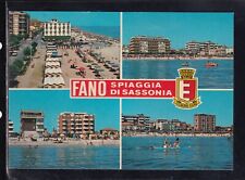 Cartolina fano spiaggia usato  Italia