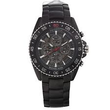 Michael Kors Jet-Master 45mm Black PVD Steel Automatic Men Watch MK9012, used for sale  Shipping to South Africa