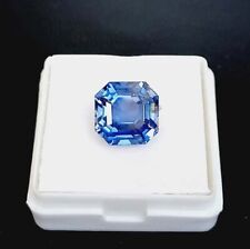 Natural 7.90 Ct GIE Certified Blue Namibia Jeremejevite Asscher Loose Gemstone, used for sale  Shipping to South Africa