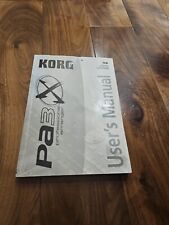 Korg pa3x manuals for sale  MITCHAM