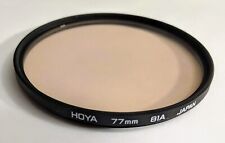 Filtro de lente de vidro Hoya 77mm 81A 81-A 81 A luz de aquecimento balanceamento Japão 77 mm  comprar usado  Enviando para Brazil