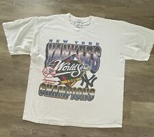 Camiseta vintage 1999 de los Yankees de Nueva York MLB campeones de la serie mundial talla XL segunda mano  Embacar hacia Argentina