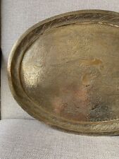 Antique brass tray for sale  DUNFERMLINE
