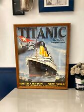 Framed titanic print for sale  Fairport