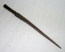 1800'C Rare Antique Old Damascus Steel Indo Mughal Islamic Spear Head Engraved for sale  Shipping to South Africa