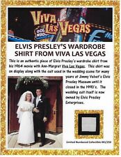 Camisa Armario Swatch de Elvis Presley Propiedad Personal y Usada Viva Las Vegas  segunda mano  Embacar hacia Argentina