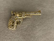 Gold toned pistol for sale  SWINDON
