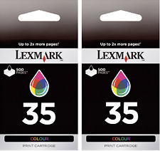Used, New Genuine Lexmark 35 2PK Ink Cartridges P Series P4330 P6350 X Series X5210 for sale  Shipping to South Africa