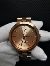 NOVO ESTOQUE ANTIGO RELÓGIO FEMININO MICHAEL KORS GARNER MK6409 DATA OURO ROSA QUARTZO comprar usado  Enviando para Brazil