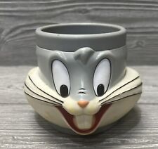 Caneca Bugs Bunny 1992 Vintage Plástico 3D Warner Looney Tunes Desenho Animado LEIA comprar usado  Enviando para Brazil