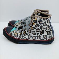 Sapato Converse Chuck Taylor All Star High Top Cheetah preto azul-petróleo juvenil tamanho 3 comprar usado  Enviando para Brazil