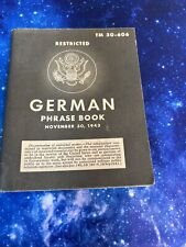 German phrase book. for sale  Yucaipa
