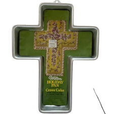 Sartén para pasteles de aluminio Wilton Cross Pascua Bautismo Comunión Vintage 1978 #2105-2509 segunda mano  Embacar hacia Argentina