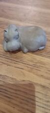 Soapstone hippo ornament for sale  WHITEHAVEN