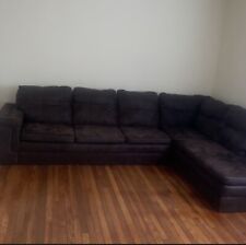 brown l shape sectional sofa for sale  Falls Church