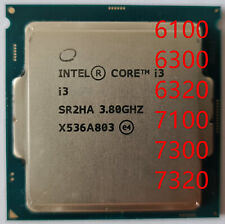 CPU Intel i3-6100 i3-6300 i3-6320 i3-7100 i3-7300 i3-7320 LGA 1151 51W, usado comprar usado  Enviando para Brazil