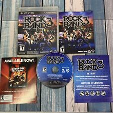 Rock Band 3 (Sony PlayStation 3, 2010) Jogo PS3 TESTADO NA CIB MUITO BOM! comprar usado  Enviando para Brazil