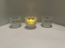 Conjunto de 3 Castiçais Grey Goose World’s Best Tasting Vodka Egg Tea-Light comprar usado  Enviando para Brazil