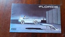 Renault floride brochure for sale  HELSTON