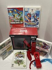 Consola Nintendo Wii Mini 8 GB Roja + CAJA INCLUIDA + 5 Juegos (SIN KART MARIO) segunda mano  Embacar hacia Mexico