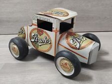 Lata de cerveja vintage Stroh's publicidade carro de corrida feito à mão arte popular comprar usado  Enviando para Brazil
