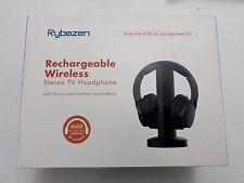 Usado, Fones de ouvido supra-auriculares Rybozen TV sem fio 2.4G transmissor digital RF Hi-Fi BH-061 comprar usado  Enviando para Brazil