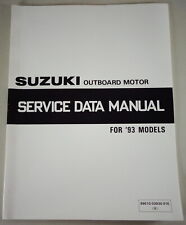 Datos de servicio y especificaciones técnicas motor fueraborda Suzuki para modelos 1993 segunda mano  Embacar hacia Argentina