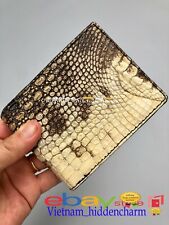 Billetera de piel de cocodrilo genuina - piel de cocodrilo original natural - muy especial-VN28 segunda mano  Embacar hacia Argentina